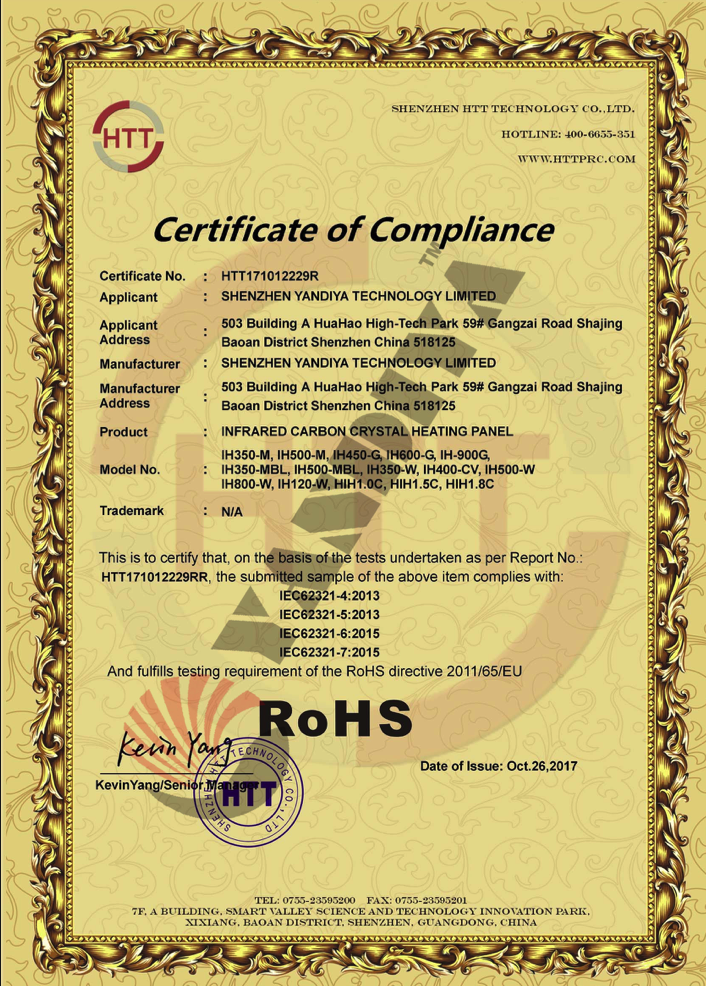 Rohs Certification